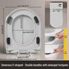 KEGOO K7035 Thickened U-Shaped Slow-Close Toilet Seat