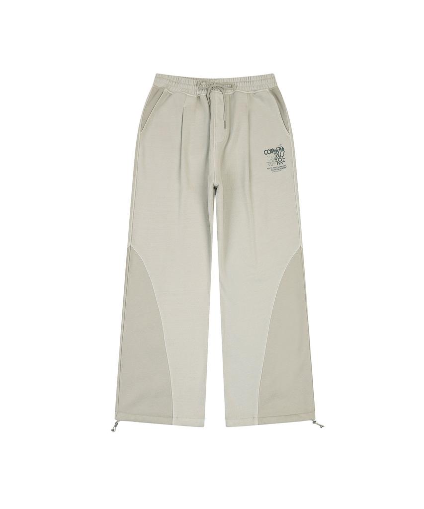 COBMASTER Dyed Block Sweat Pants [Beige]