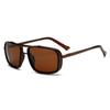 0 -0.5 -0.75 -1.0 To -6.0 Gray/Tea Lens Prescription Sunglasses Men Myopia Lens Square Steam Punk Sun Glasses For Male