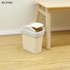 HMA76-1Pcs Mini Flip Cover Trash Can Dustbin Miniature Toy Model Scene Doll House Accessories Simulation Mini Waste Bin
