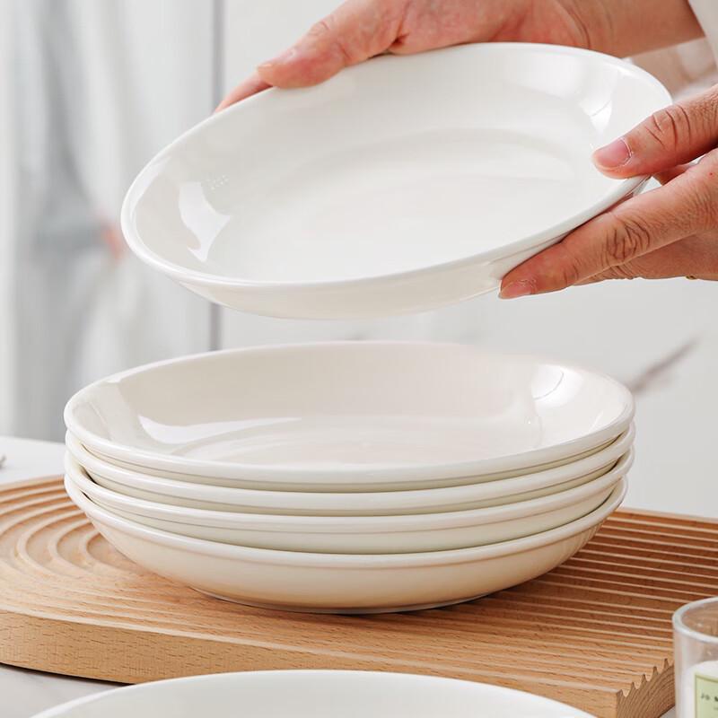 Dairen Premium Underglaze Ceramic Deep Plates Set