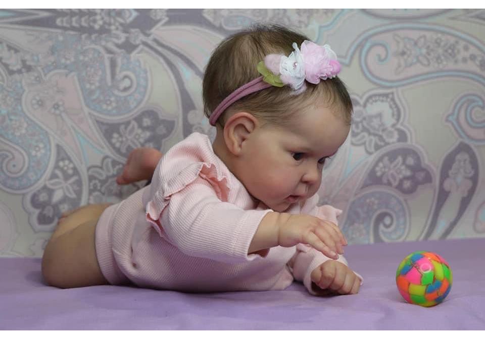 NPK 19-Inch Realistic Handmade Doll with 3D Visible Skin Veins