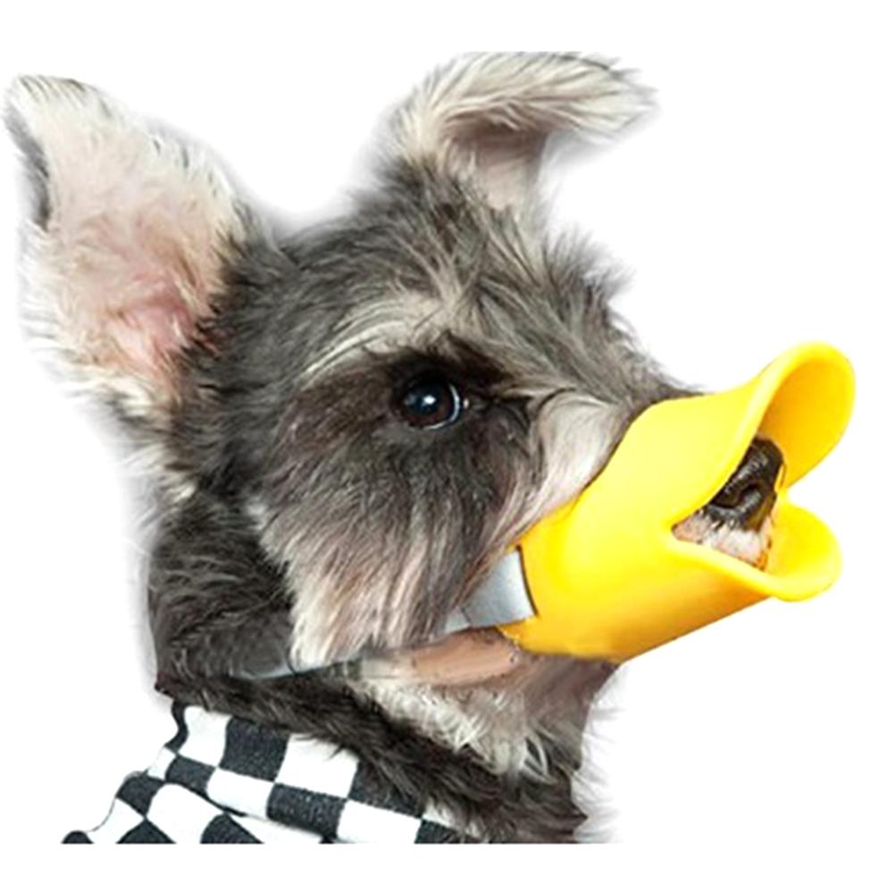 Anti Bite Duck Mouth Shape Dog Mouth Covers Soft Anti Bite Duck Muzzles Anti Called Muzzle Cover for Friends