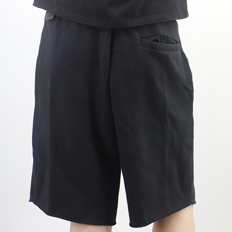 Jordan Fleece-Gold Print Cotton Sports Shorts Men Bottoms Black AV0693-010