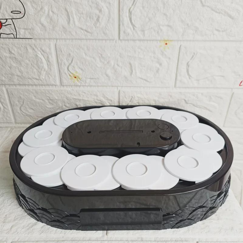 Automatic Rotating Dessert Sushi and Cake Display Stand for Parties