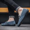 Fashion New men's leather shoes fashion comfortable thick sole light men's shoes sports leisure business men's loafers vulcanized shoes