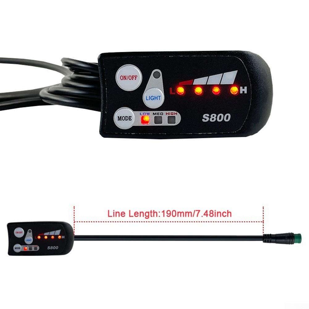 LED-S800 Display Display Screen Display Electric Bicycle 36/48V