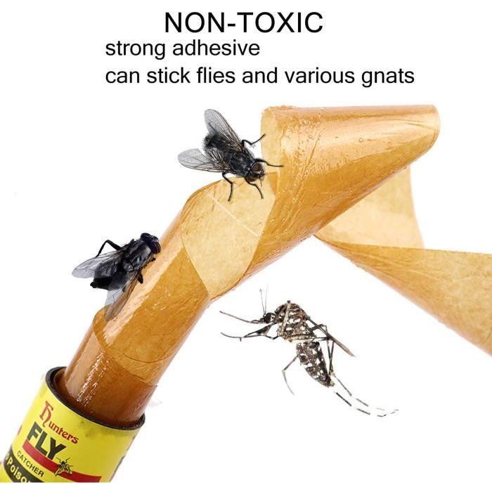 Fly Catcher Paper Fly Killer Inside Outside Use Flies, Mosquitoes and Other Flying Insects(40[L232]