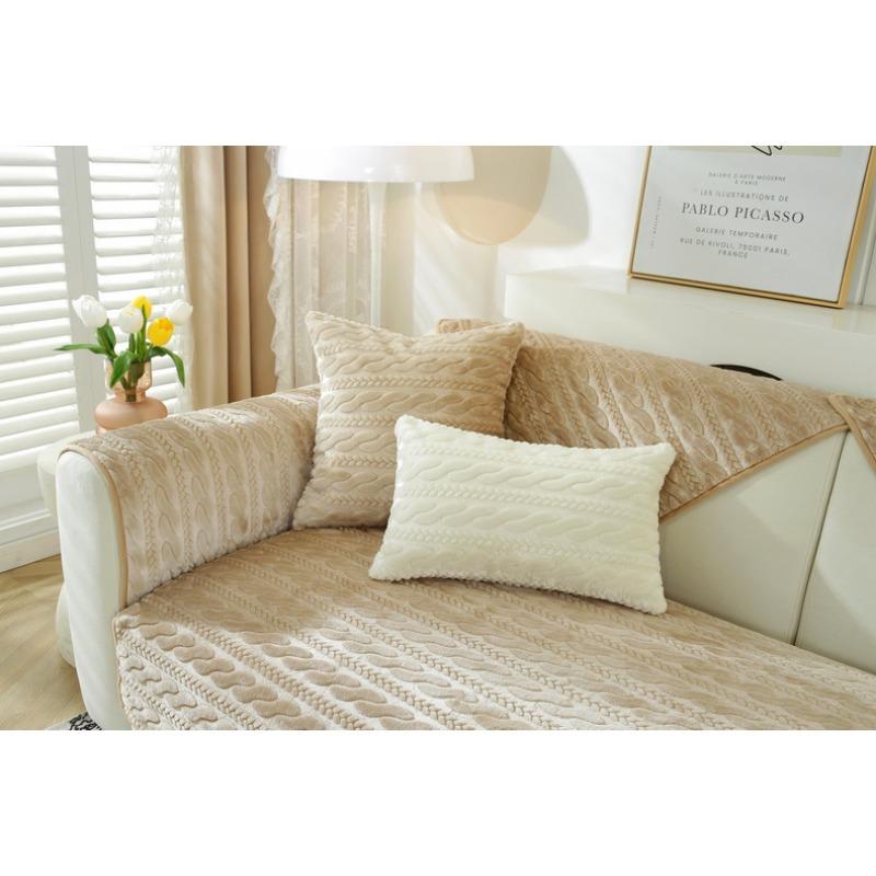 Подушка для дивана в виде кролика в кремовом стиле — фото 7