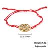 Edelstahl Erzengel Metatron Würfel Charms Armbänder Herren Damen Blau Rot Schwarz Seil Armband Amulett Heilige Geometrie Schmuck