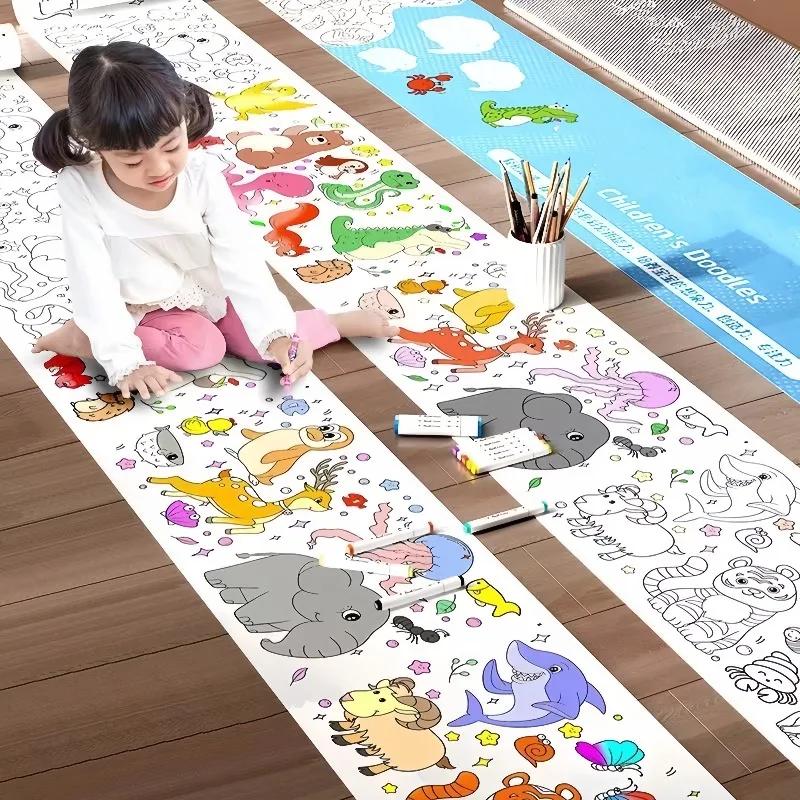 Youngsters High-Quality Coloring High-Quality Paper High-Quality Roll High-Quality Sticky Self-assembly High-Quality Drawing High-Quality Graffiti