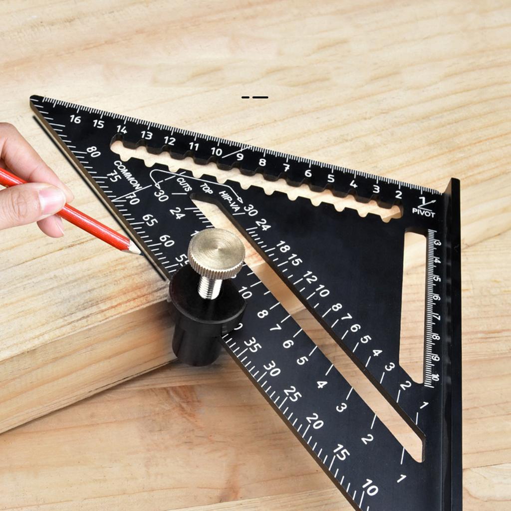 20mm Dog Hole Limit Block Aluminum Alloy Ruler Fixed Stair Gauge Woodworking Angle Ruler Auxiliary Clamp