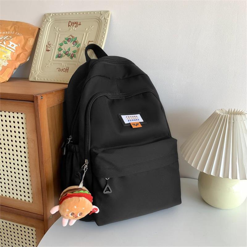 Schoolbag student schoolbag female, new Japanese ins college style simple backpack, cute versatile large-capacity backpack