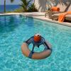 Floating Gyro Cup Holder, The Beer Buoy Floating Drink Holder, Anti Spill Gyro Can Holder, Pool Drink Float for 12oz Standard Cans, Floating Beverage