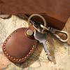 Available AirTag Leather Protective Case with Keychain and Access Card Holder
