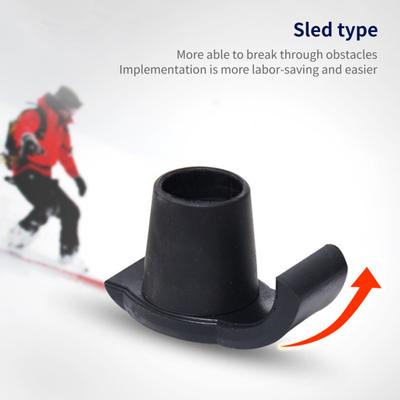 Pattini da Sci in Plastica Resistenti per Walker Sled Glides Leggeri Resistenti ai Graffi
