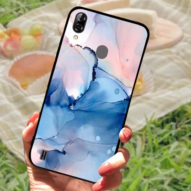 Case For Blackview A60 Cover Silicone Marble Cat Lion TPU Black Soft Covers for Blackview A60 A 60 Bags