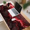 Powerful red glow Mouse pad Mouse Carpet Office Table Mat Mouse Pads Playmat Pc Decor Writing Mat For Laptop Desktop Home Work