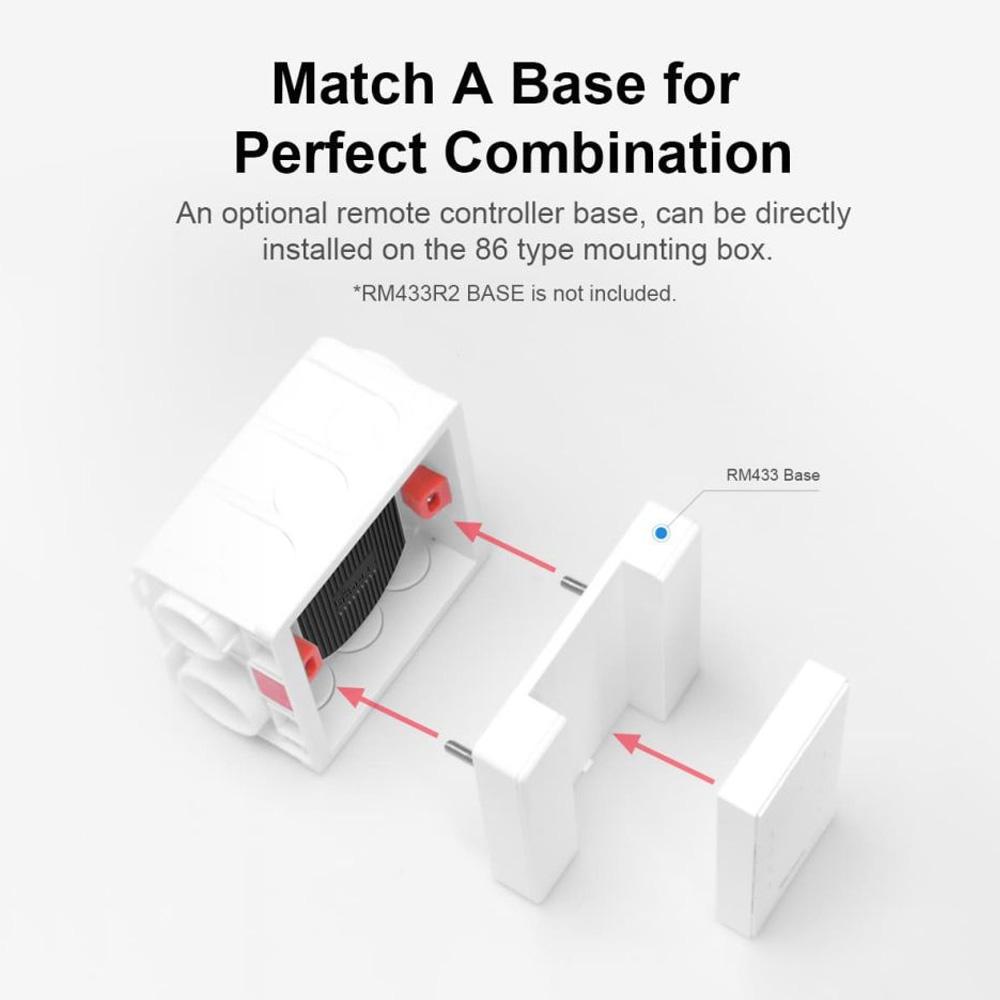 Smart Dimmer Switch Inteligentní stmívač s dálkovým ovládáním RM433R2 s nastavitelným jasem světla