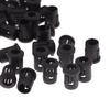 50Pcs 5Mm Led Holder Socket Clip Bezel Socket Mount Light Emitting Diode Lamp Base Cover Black Plastic Display Blub Cup Case