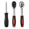 46pcs Car Repair Tool Set Featuring 1/4 Inch Socket Ratchet Torque Wrench and Multi-Purpose Tools Kit for Auto Maintenance