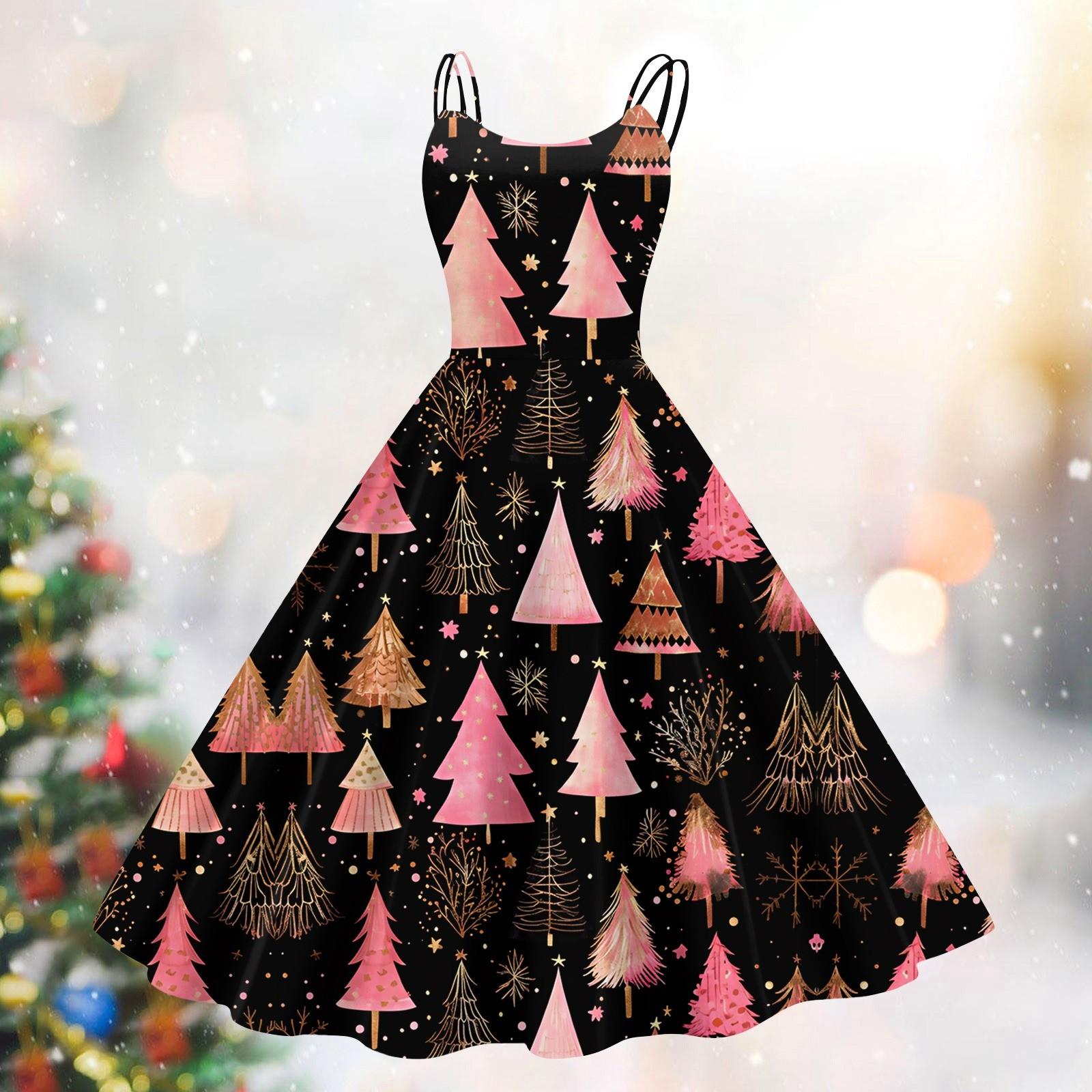 

Женское модное печатное сексуальное коктейльное платье без бретелек в готическом стиле в стиле панк-винтаж S розовый