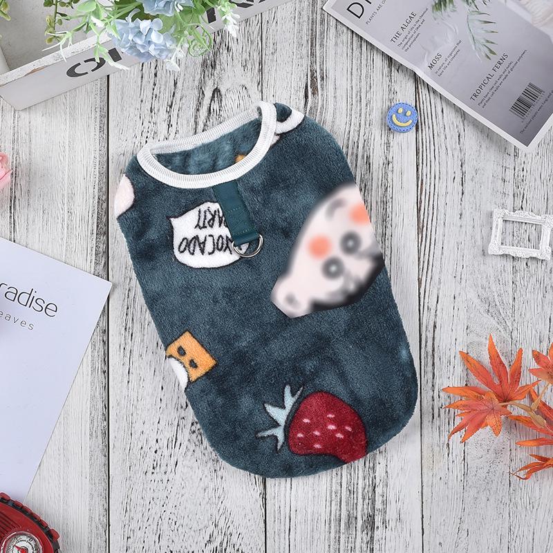 Warm Flannel Pet Pajamas for Dogs and Cats