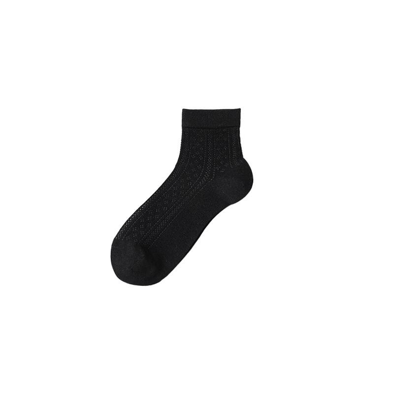 Damen Kniestrümpfe aus Maulbeerseide, Dünner Sommerstil, Kühl, Atmungsaktiv, Nahtlose Kniestrümpfe für Damen