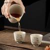 Chinese Tradition Ceramic Teacup Travel Meditation Cup Exquisite Hand Painted Tea Bowl Pu'er Master Cup Tea Set Accessories 50ml