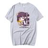 Anime Demon Slayer Kimetsu No Yaiba Harajuku T-Shirt Kawaii Tsuyuri Kanawo Cartoon bedrucktes lässiges Sommer-T-Shirt Manga T-Shirts Unisex Streetwear