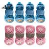 Breathable Mesh Dog Shoes 4Pcs for Hot Pavement, Boots, Summer Easy on Off Boots Paw Protectors with Non-slip Soles Small Medium Dogs Outdoor Walking
