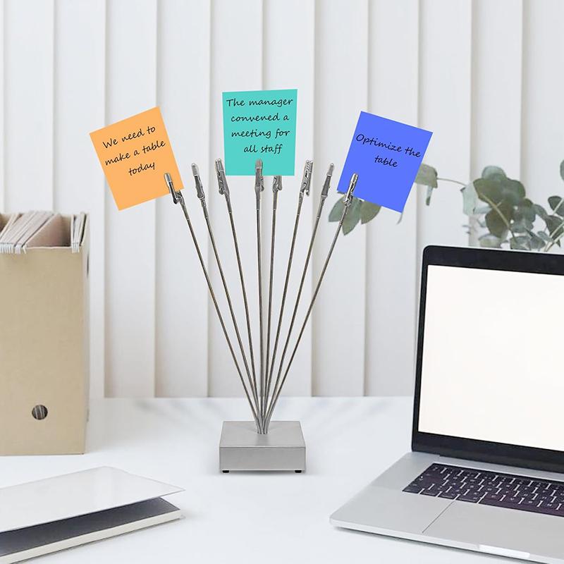 Foto Würfel Basis, 8-Zweig Geldbaum Gutscheinkartenhalter mit Klemmen, Bilderständer für Weihnachten, Hochzeit, Gruß, Geburtstag