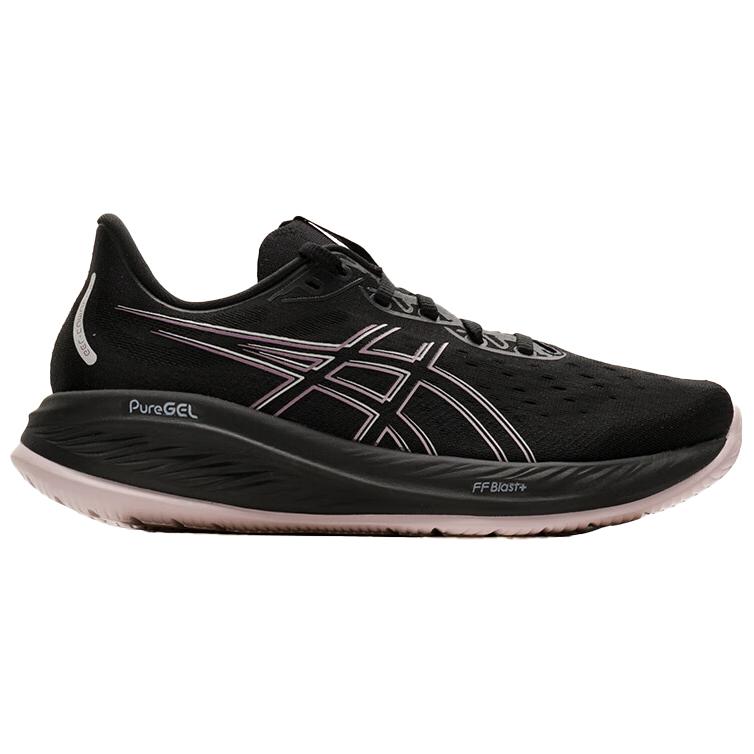 Asics Gel Cumulus 26 Low Top Running Shoes Men's Black White Casual 1011B792-005