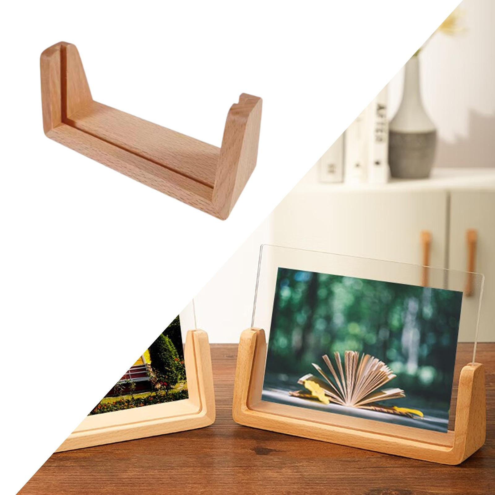 

Деревянная основа для держателя таблички, настольного меню, рекламного стенда, номера стола, свадьбы