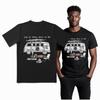 Coolmind YN004 Cotton Camping Lover Exclusive Cool Graphic Unisex T Shirt Van Life Men Tshirt Cotton Tee Shirt for Men