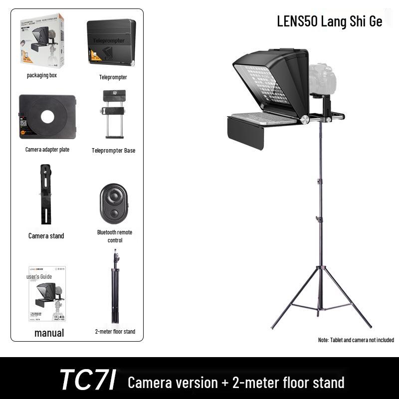 Second Generation TC7 Mobile Phone & Tablet Teleprompter - Portable, Large Screen-Compatible