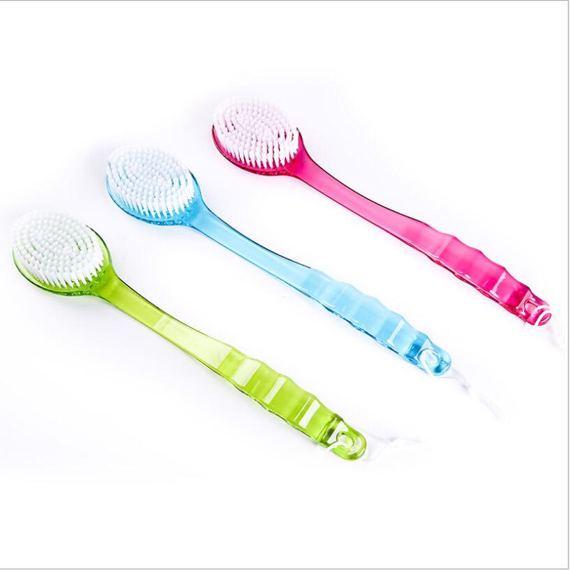

Long-Handle Bath & Shower Scrubber Brush 34x7x3cm рожевий червоний колір