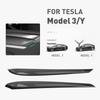 21-22 Model 3/Y Front Door Carbon Fiber Interior Trim Panel