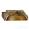 3D Printing Bronzing Retro Pattern Light Luxury Bedding Quilt Cover Three-Piece Set Fba M