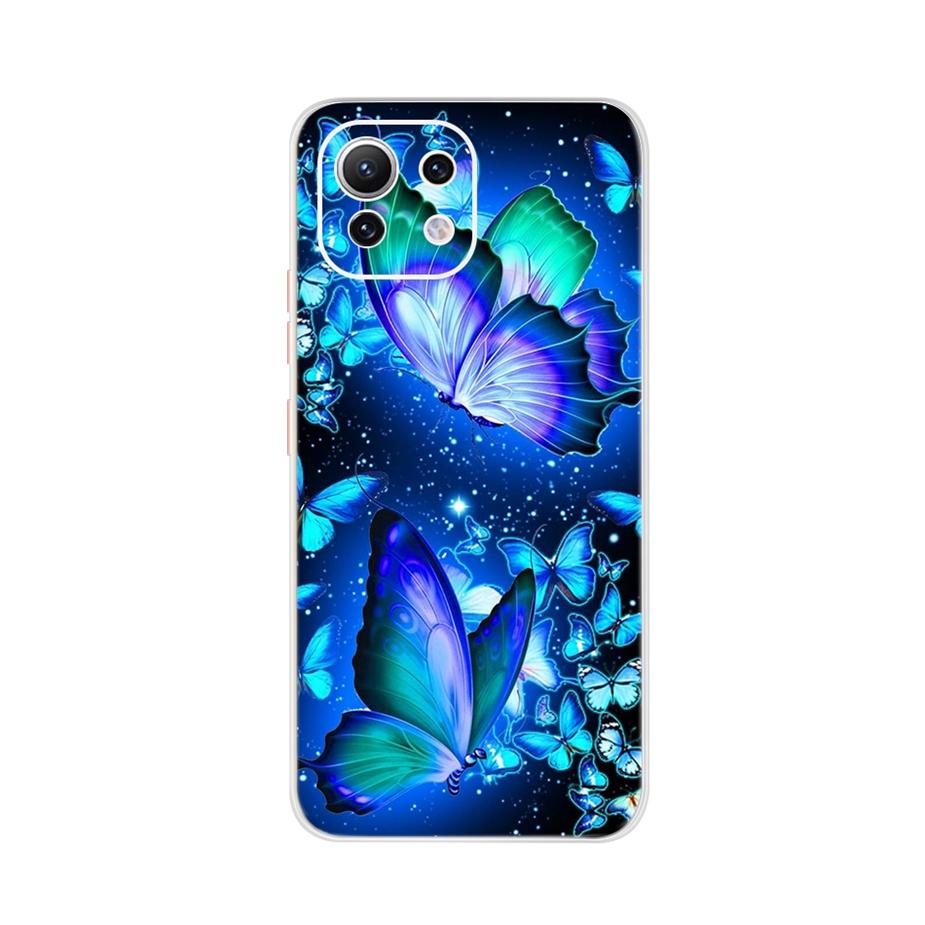 For Xiaomi Mi 11 Lite Case Cute Cartoon Cover For Xiaomi Mi 11 Lite 5G Phone Cases Mi11 Lite 11Lite Soft TPU Fundas Capa 6.55''