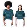 FELDSPAR BROOK 30-Count Striped Ribbed Color Block T-Shirt [Navy/Green]