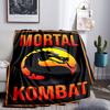 Dark Warrior's Mortal Kombat Blanket Flannel Throw for Sofa, Indoor, Camping, Living Room, Office, Chair, And Bed Soft Birthday Gift