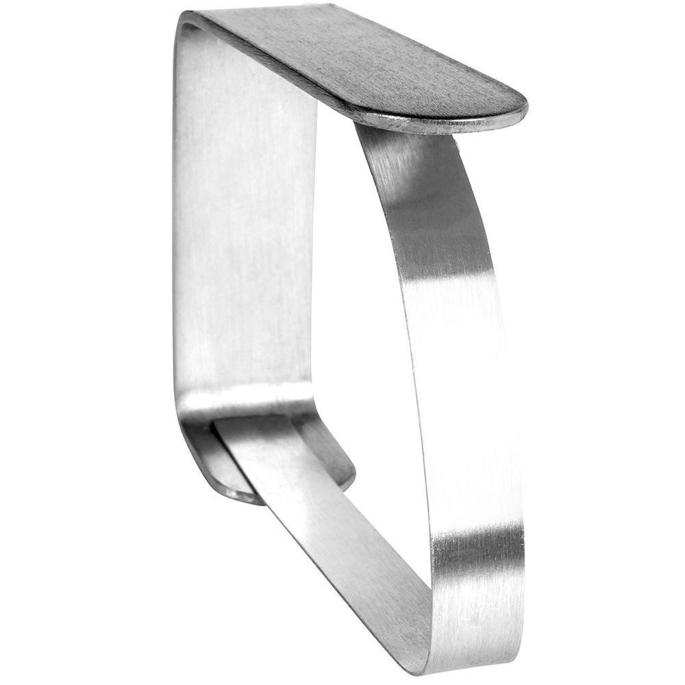 4x Steel Metal Clips Holder Clamp for Tablecloth, Oilcloth, Table Top