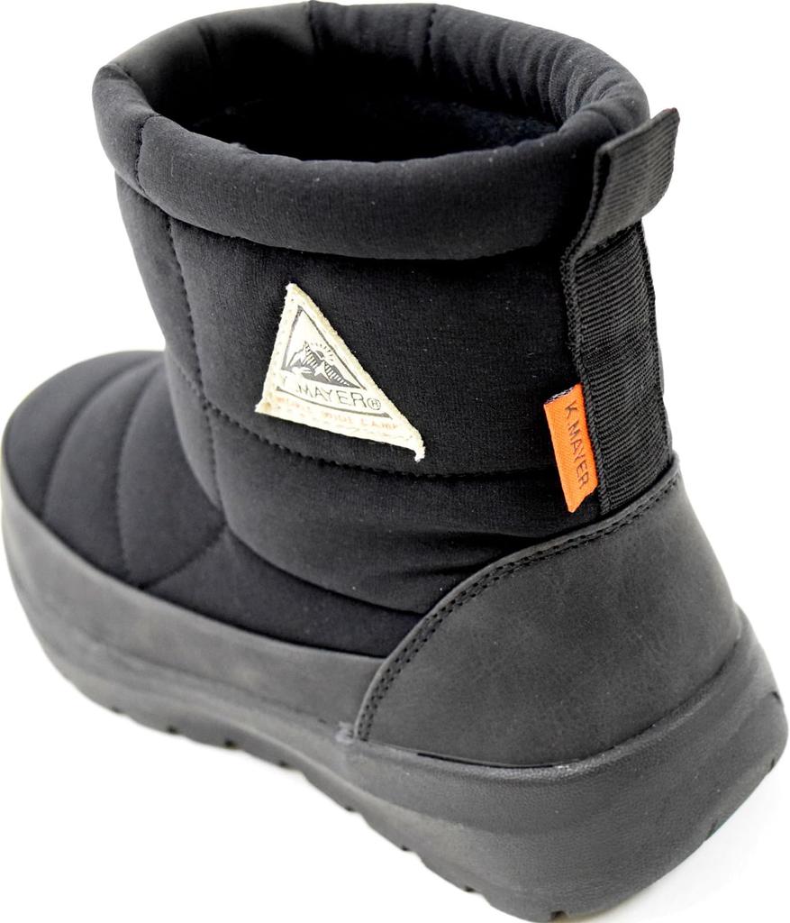Cliff Mayer Cold Weather Snow Boots Size Black Women's Waterproof, Non-Slip, (Drawcord), 24.5,