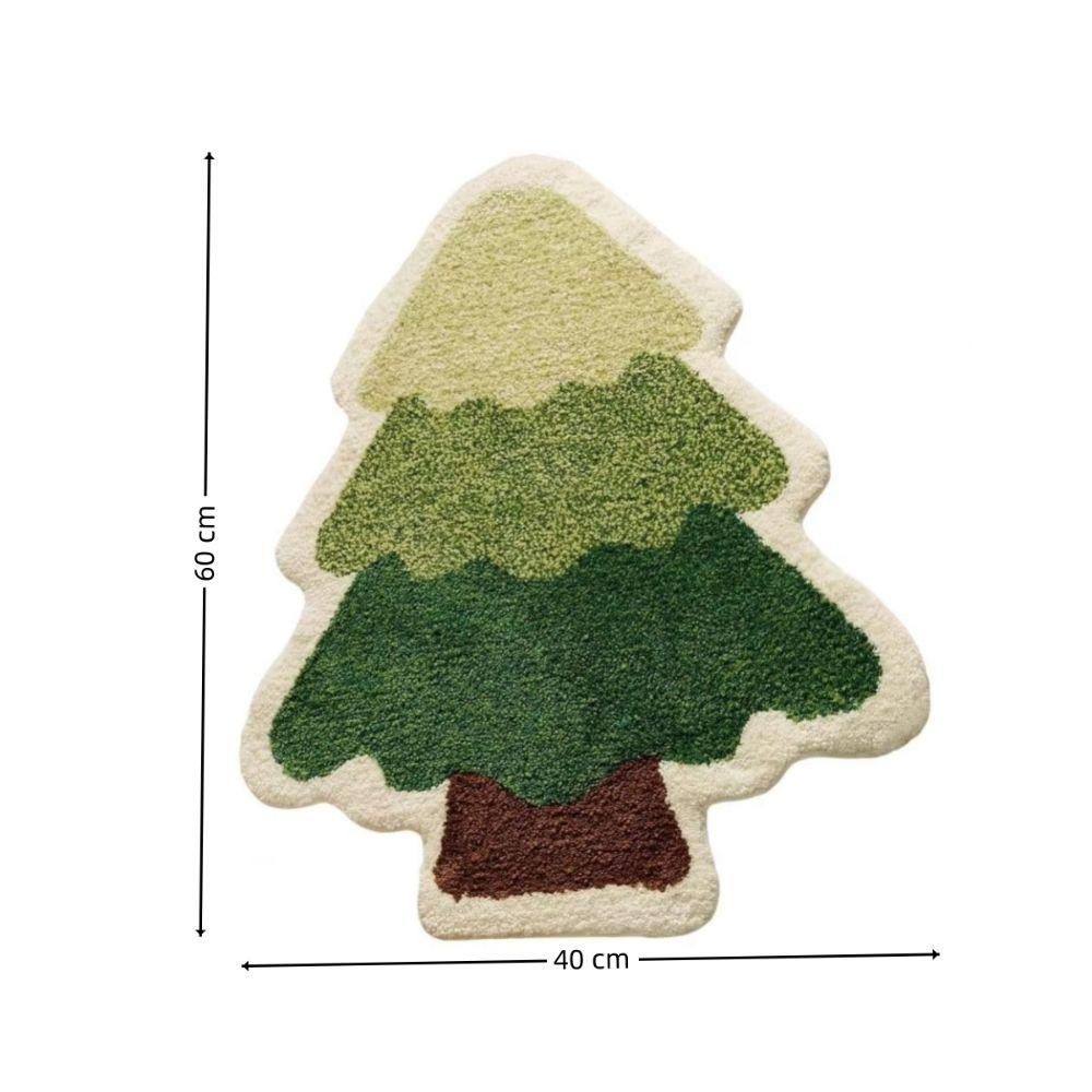 Small Bedroom Rug Anti-Slip Backing Bed Side Carpets Trendy Christmas Carpet Home Decor