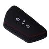 Black Soft Silicone Key Cover Set for Golf 8 For Skoda Enyaq IV 2 Pieces