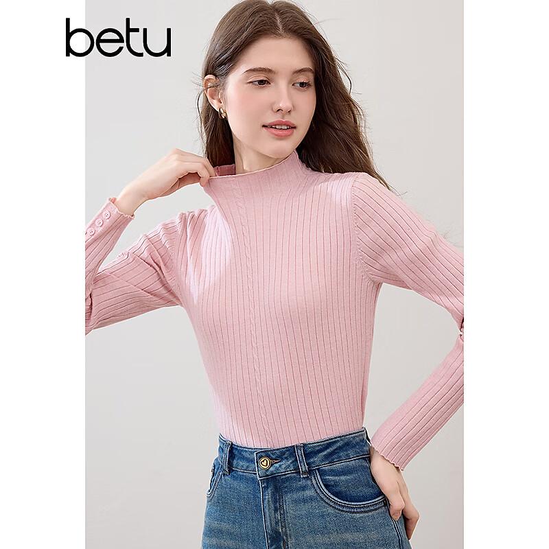 

Betu Women s Slimming Cable Knit Long-Sleeve Top L