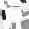Hard Top Seal Kit for 2018-2025 Jeep Wrangler JL 12PCS  Rain Leakage Repair Interior Accessories Black