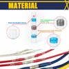 50-1200PCS Waterproof Solder Seal Wire Connectors Heat Shrink Butt Crimp Terminals Electrical Cable Splice for Automotive Marine