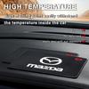 1Pcs Car Emblem Anti Slip Pad Phone Holder Non-Slip Mat Car Stlying For Mazda 6 3 CX5 5 2 323 CX7 Demio Atenza Axela MX30 CX30 CX3 CX9 RX8 RX7